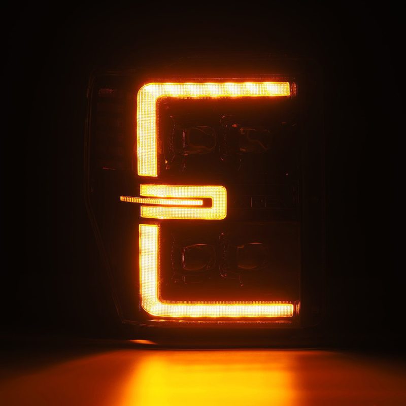 AlphaRex 08-10 Ford F250-550 NOVA-Series LED Projector Headlights Alpha-Blk w/Activ Light/Seq Signal 880311 880311 User 4