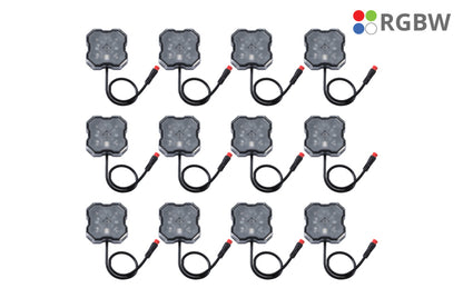 Diode Dynamics RGBW Rock Light Installer Magnet Mount Kit w/Controller (12-pack) DD7749C DD7749C User 1