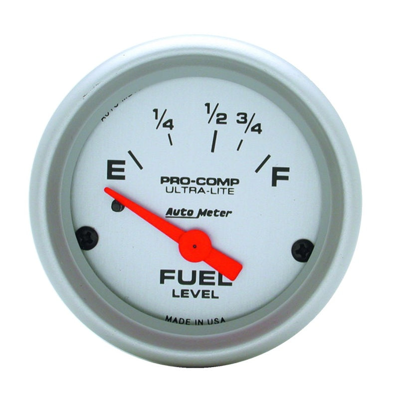 Autometer Gauge, Fuel Level, 2 1/16", 16E To 158F, Elec, Ultra-Lite 4318 Photo - Primary