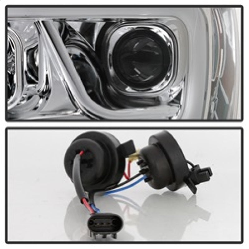 Spyder Dodge Ram 1500 06-08 V2 Projector Headlights - Light Bar DRL - Chrome (PRO-YD-DR06V2-LB-C) 5085290 5085290 Photo - Unmounted