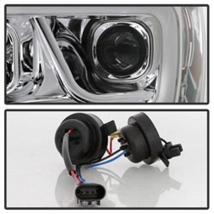 Spyder Dodge Ram 1500 06-08 V2 Projector Headlights - Light Bar DRL - Chrome (PRO-YD-DR06V2-LB-C) 5085290 5085290 Photo - Unmounted