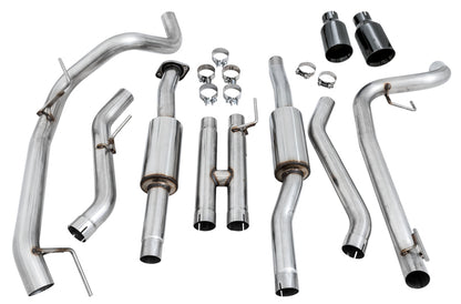 AWE Tuning 2017+ Ford Raptor 0 FG Performance Exhaust System - w/ Diamond Black Tips 3015-33106 3015-33106 Photo - out of package
