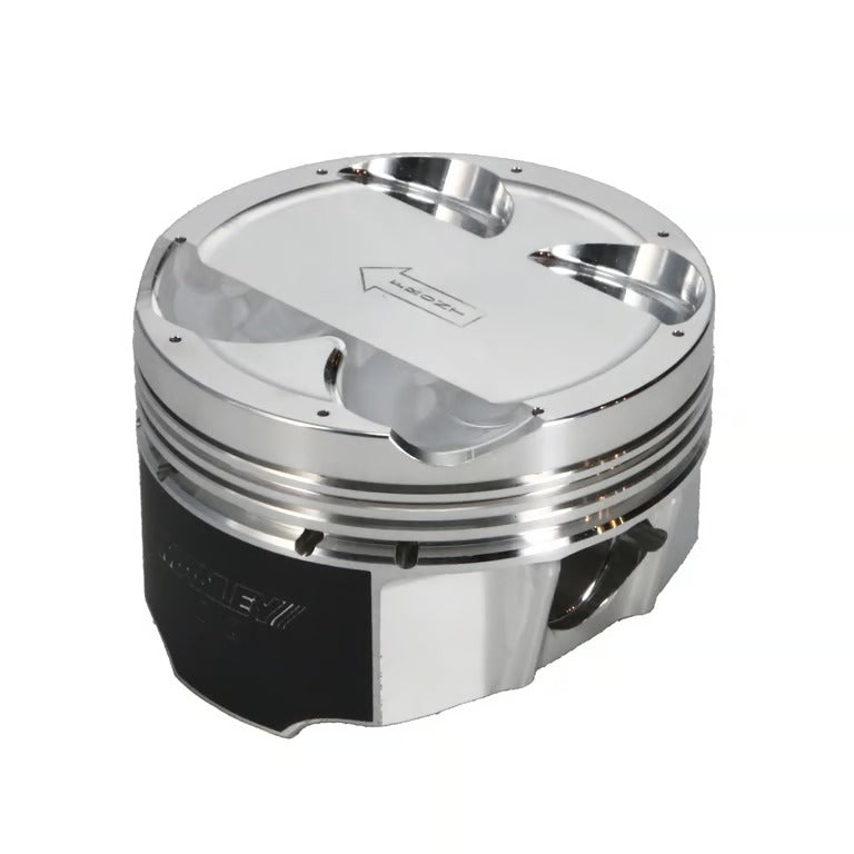 Manley Toyota 2JZGTE 86.25mm Bore +.25mm Oversize -1cc Dome 10:1 CR Turbo Tuff Piston Set w/ Rings 609302CE-6