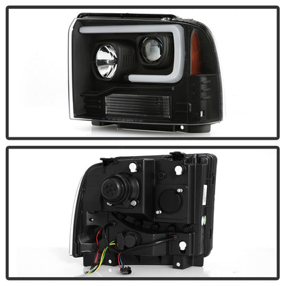 Spyder 05-07 Ford F250/350/450 Super Duty Projector LED Black PRO-YD-FS05V2PL-BK 5087911 5087911 Photo - Unmounted
