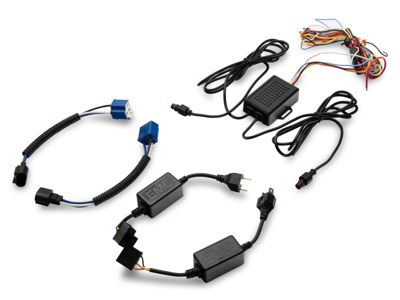 Raxiom 97-18 Jeep Wrangler TJ/JK Axial 7-Inch LED Headlights w/RGB Halo- Blk Hsng (Clear Lens) J142665 J142665 Photo - Close Up