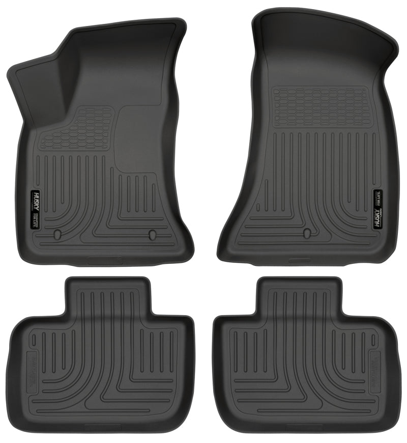 Husky Liners 11-12 Dodge Charger/Chrysler 300 WeatherBeater Combo Black Floor Liner 98061 Photo - Primary