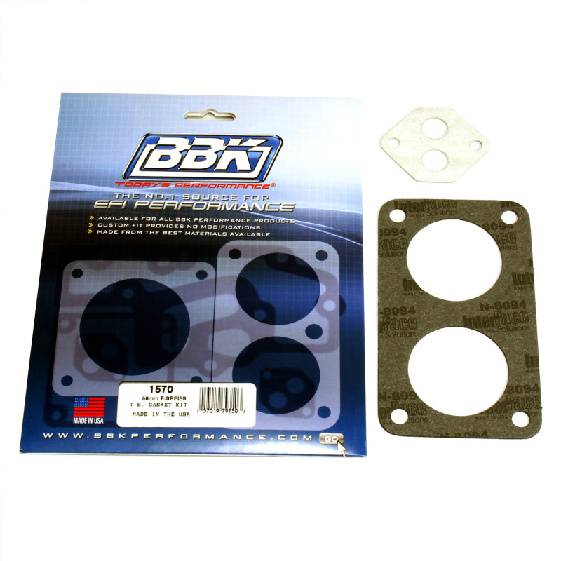 BBK Performance Throttle Body Gasket Kit - Ford F-Series Twin 56mm For #3501 1570 Photo - Primary