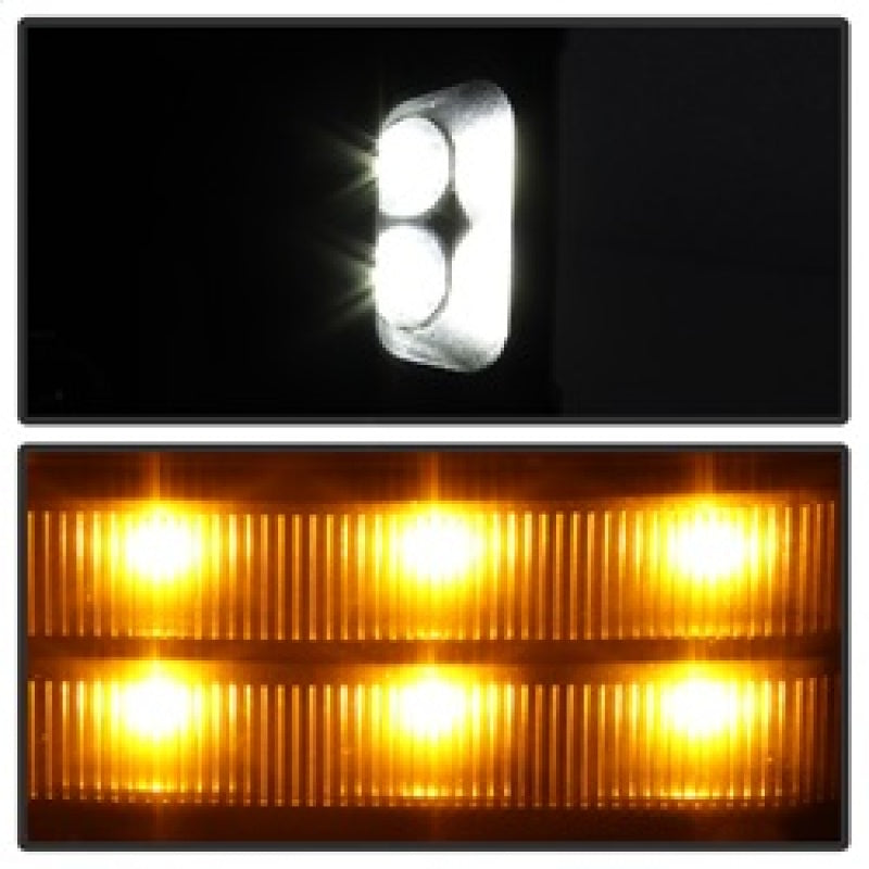 SPYDER xTune Chevy Silverado 14-16 Heated Amber LED Signal Telescoping Mirrors MIR-CSIL14S-G2-PWH-AM-SET 9936708 9936708 Photo - Unmounted