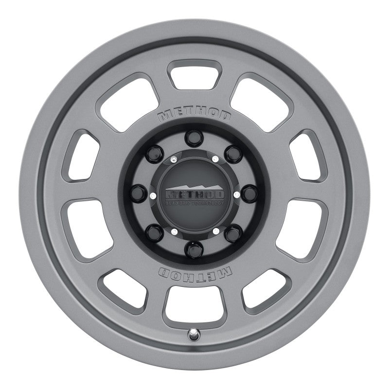 Method Wheels Method MR705 17x8.5 0mm Offset 8x180 130.81mm CB Titanium Wheel MR70578588800 MR70578588800 User 1