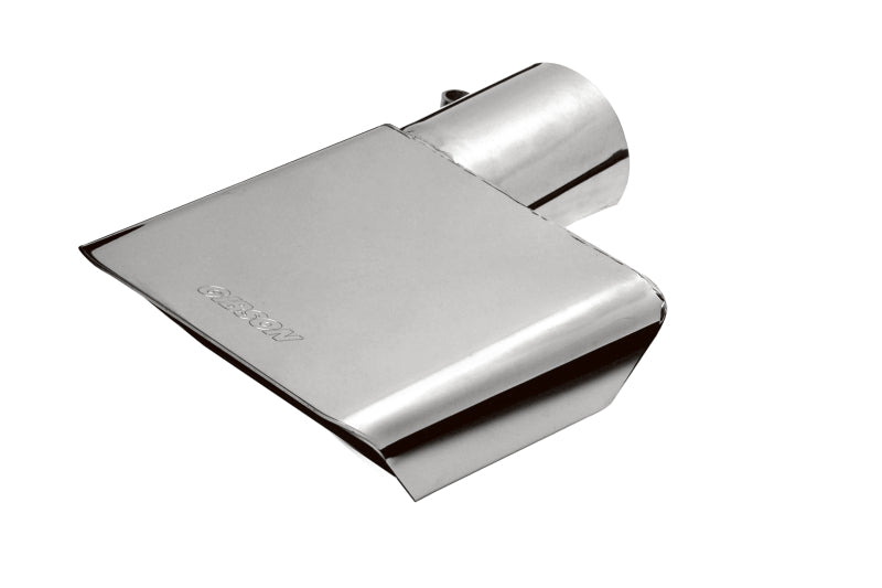 Gibson Rectangle Sport Tip - Left - 6x2.75in OD/2in Inlet/9.5in Length - Stainless 500430 500430 Photo - Primary