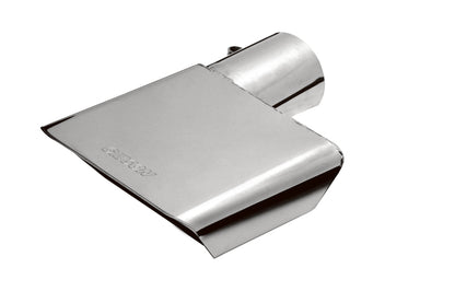 Gibson Rectangle Sport Tip - Left - 6x2.75in OD/2in Inlet/9.5in Length - Stainless 500430 500430 Photo - Primary