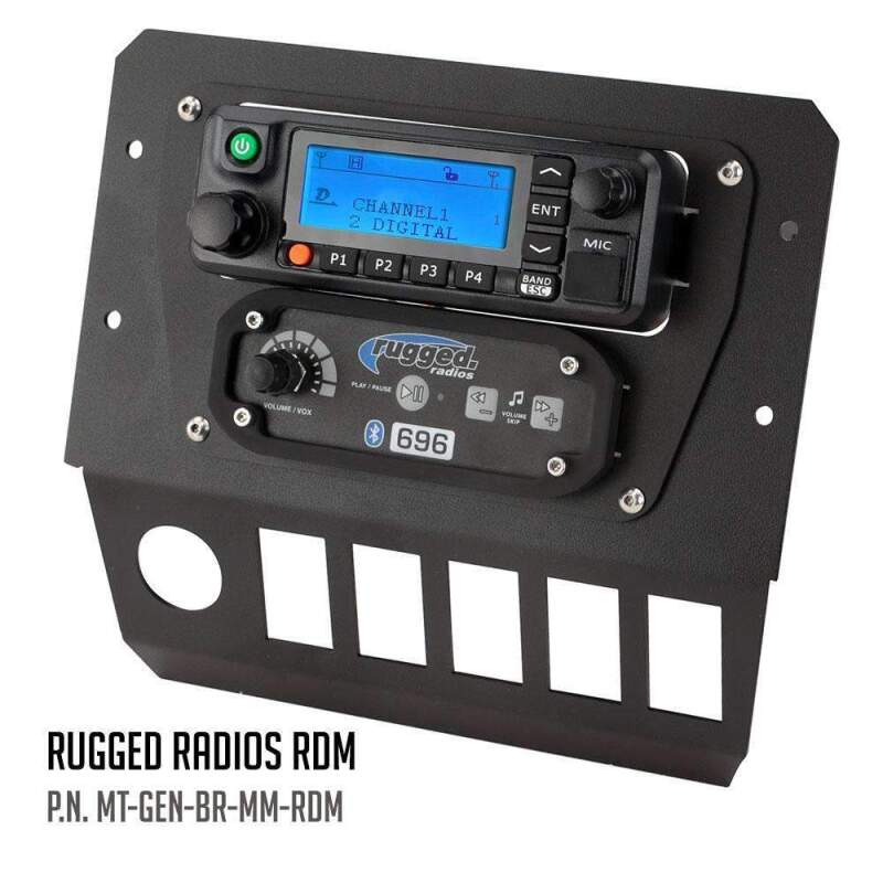 Rugged Radios Polaris General Multi Mount Kit for Radio and Intercom Rugged RDM MT-GEN-BR-MM-RDM MT-GEN-BR-MM-RDM Photo - Primary