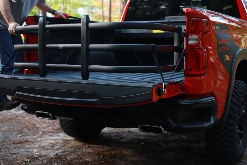 AMP Research Black BedXTender HD Max Truck Bed Extender 74841-01A Photo - lifestyle view