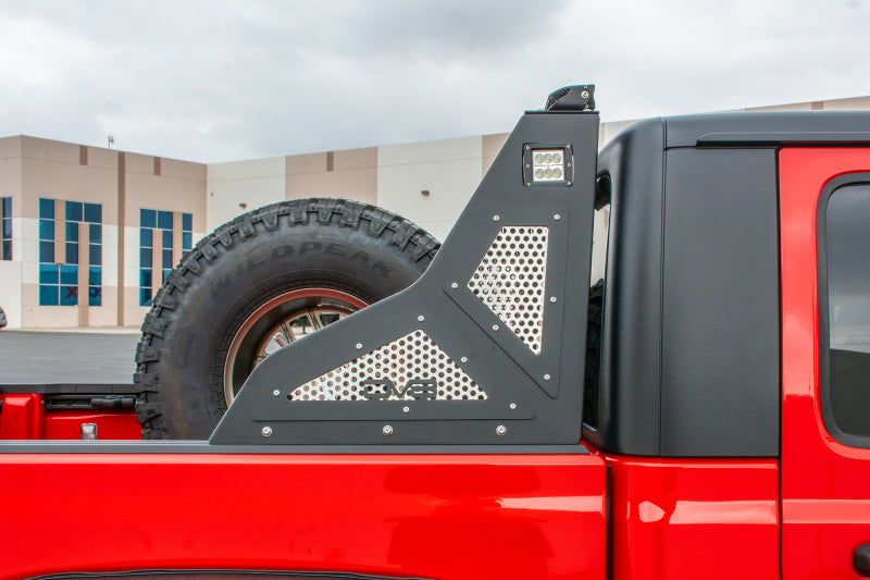 DV8 Offroad 2019+ Jeep Gladiator Bolt On Chase Rack RRGL-01 RRGL-01 Photo - Close Up