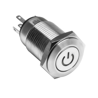 ORACLE Lighting Oracle Pre-Wired Power Symbol On/Off Flush Mount LED Switch - Amber 2009-005 2009-005 Photo - in package