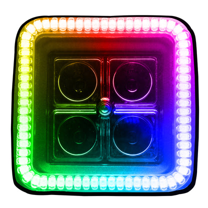 ORACLE Lighting Oracle Off-Road 3in W Square Spotlight with Halo - ColorSHIFT 5777-333 5777-333 Photo - in package