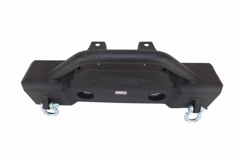 Fishbone Offroad 07-18 Jeep Wrangler JK Stubby Bumper W/Tube Guard - Black Texured Powdercoated FB22001 FB22001 Photo - out of package