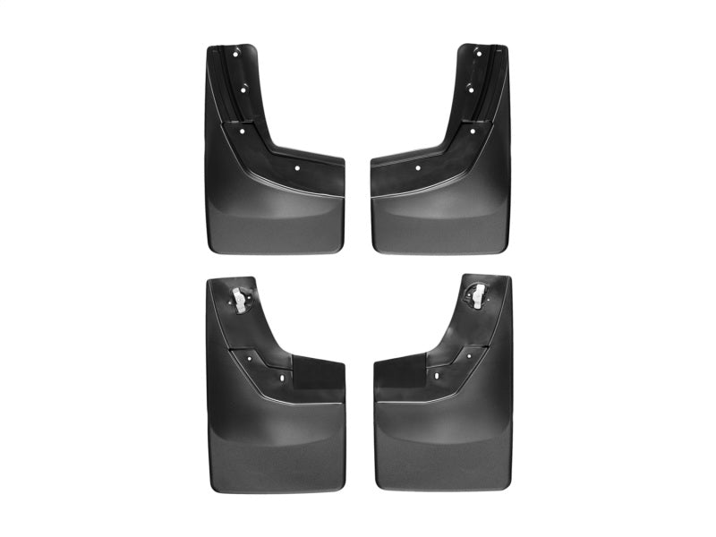 WeatherTech 14+ Chevrolet Silverado No Drill Mudflaps - Black 110035-120035 Photo - Primary