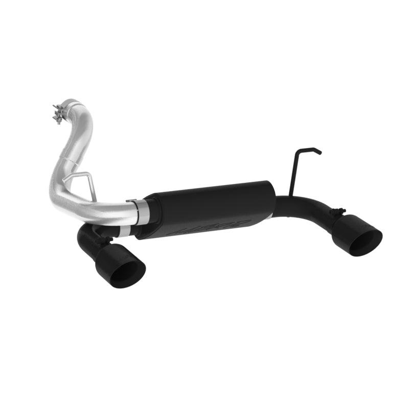 MBRP 2018+ Jeep Wrangler (JL) 3.6L V6 Dual Rear Exit Axle Back BLK Exhaust System S5529BLK S5529BLK Photo - Primary