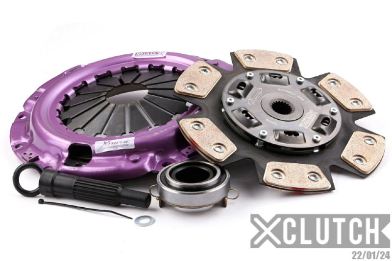XCLUTCH 94-00 Mitsubishi FTO Base 2.0L Stage 2 Sprung Ceramic Clutch Kit XKMI23024-1B XKMI23024-1B Photo - Primary