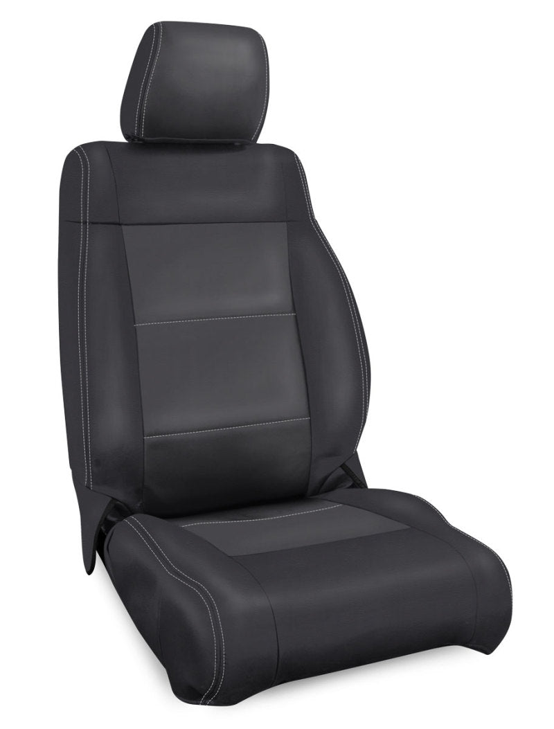 PRP Seats PRP 11-12 Jeep Wrangler JK Front Seat Covers/2 door or 4 door (Pair) - Black/Grey B019-03 B019-03 Photo - Primary