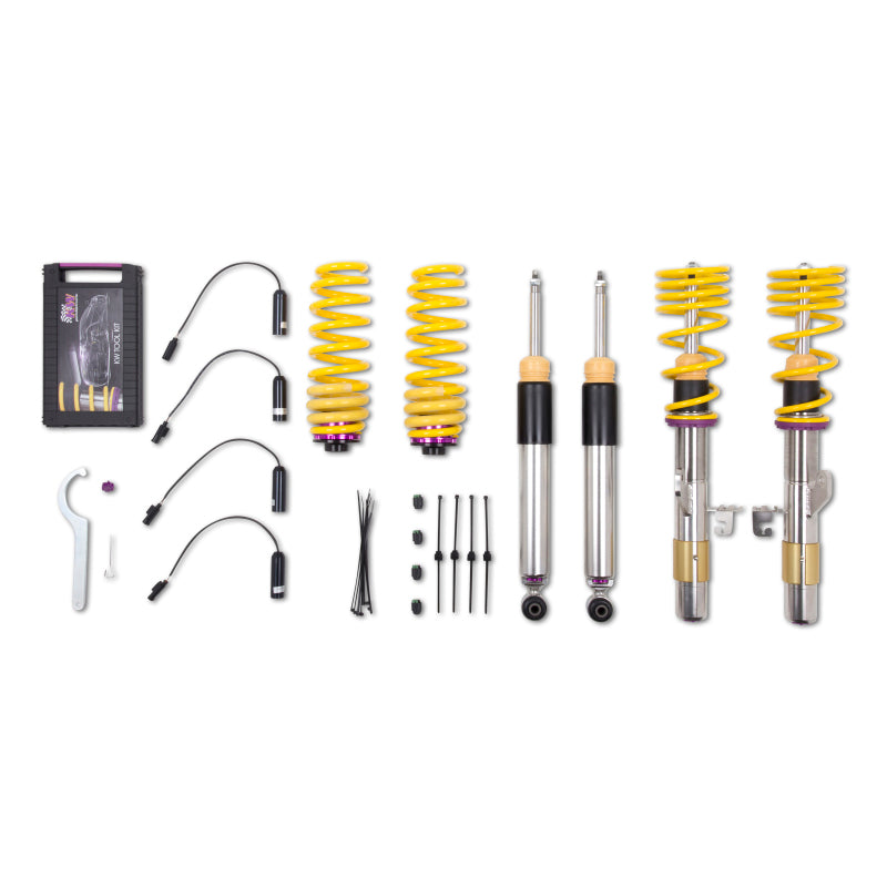 KW Suspension KW Coilover Kit V3 BMW 12+ 3 Series 4cyl F30 equipped w/EDC 09MM9 3522000E Photo - Primary