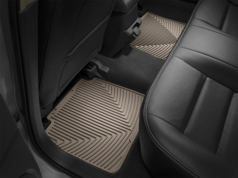 WeatherTech WT Rubber Mats - Rear - Tan Floor Mats Floor Mats - Rubber main image