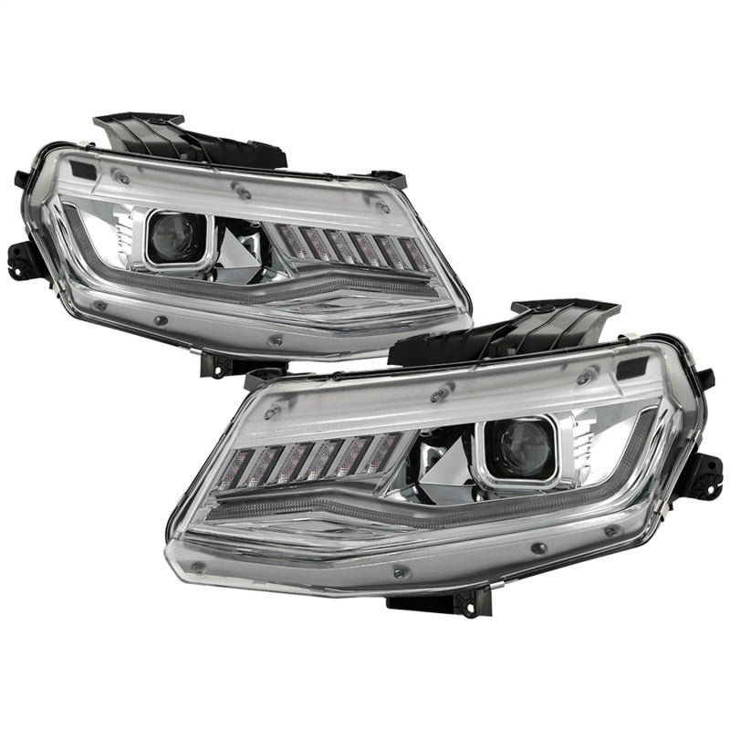 Spyder Chevy Camaro 16-18 (Do Not Fit Halogen) Projector Headlights Chrome PRO-YD-CCAM16HIDSI-SEQ-C 5087386 5087386 Photo - Primary