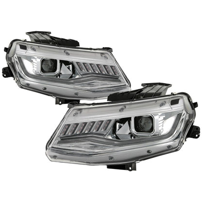 Spyder Chevy Camaro 16-18 (Do Not Fit Halogen) Projector Headlights Chrome PRO-YD-CCAM16HIDSI-SEQ-C 5087386 5087386 Photo - Primary
