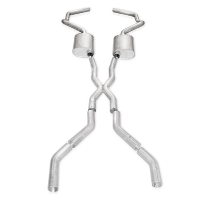 Stainless Works Chevy Camaro 1967-69 Exhaust 3in Stainless with X-Pipe CA67693CS CA67693CS Photo - Primary