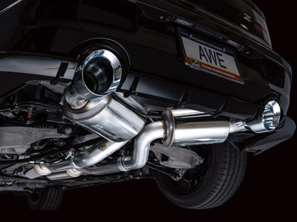 AWE Tuning AWE 2023 Nissan Z RZ34 RWD Touring Edition Catback Exhaust System w/ Chrome Silver Tips 3015-32400 3015-32400 Photo - Mounted