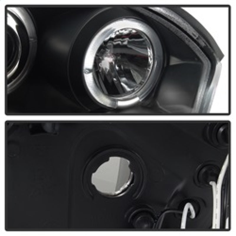 Spyder Chevy Malibu 04-07 Projector Headlights LED Halo LED Black High H1 Low H1 PRO-YD-CM04-HL-BK 5042675 5042675 Photo - Unmounted