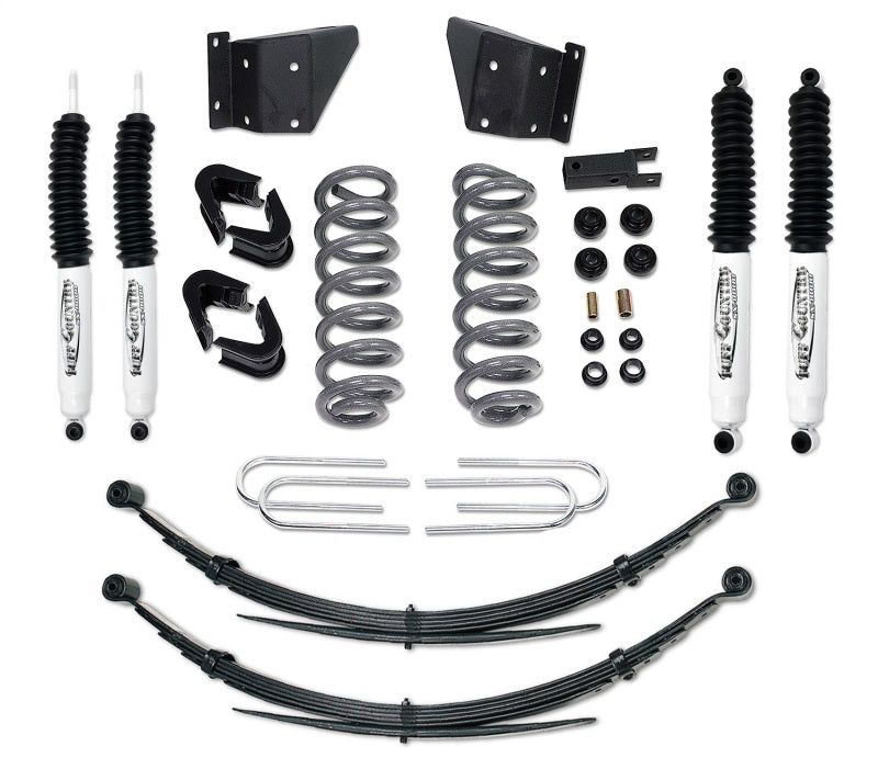 Tuff Country 78-79 Ford Bronco 4x4 4in Performance Lift Kit with Rear Leaf Springs (SX8000 Shocks) 24717KN