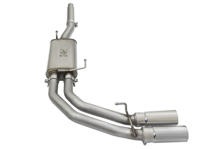 aFe Cat Back Exhaust Polished - Ford F-150 04-08 49-43079-P Photo - Unmounted