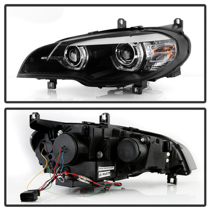 Spyder BMW X5 E70 07-10 Xenon/HID AFS High-Power LED Headlights - Black PRO-YD-BMWE7007AFSHIDAP-BK 5088239 5088239 User 1