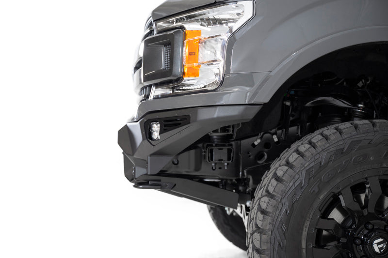 Addictive Desert Designs 18-20 Ford F-150 Bomber Front Bumper w/ Dual 20IN LED Mounts F180012140103 F180012140103 Photo - Mounted