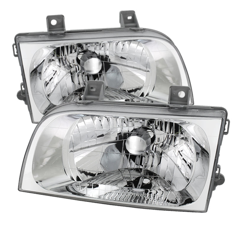 SPYDER Xtune Kia Sportage 98-02 Crystal Headlights Chrome HD-JH-KIASP98-C 9025525 9025525 Photo - Primary