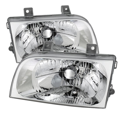 SPYDER Xtune Kia Sportage 98-02 Crystal Headlights Chrome HD-JH-KIASP98-C 9025525 9025525 Photo - Primary
