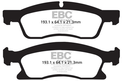 EBC Disc Brake Pad Set DP62136 Photo - Primary