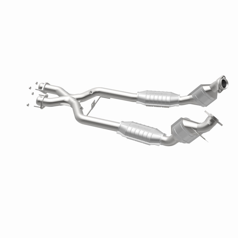 MagnaFlow Ford Mustang HM Grade Federal / EPA Compliant Direct-Fit Catalytic Converter 23163 360 Degree Image Set