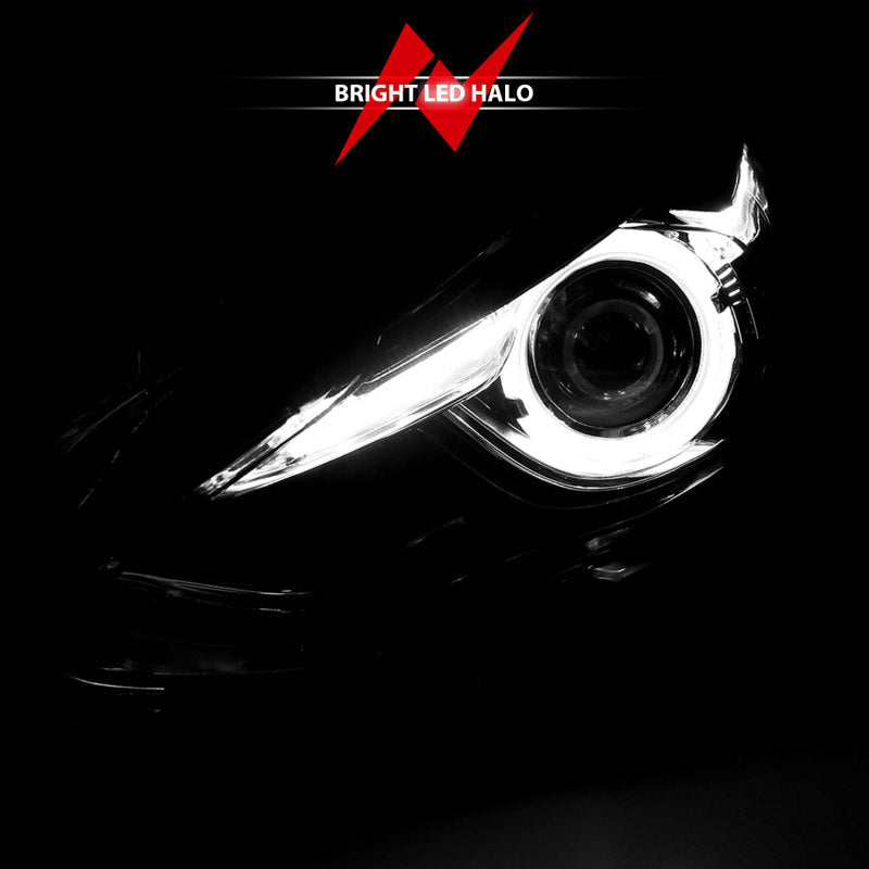 Anzo Projector Headlights With Halo Black w/Amber 14-17 Mazda 3 121522 Photo - Unmounted