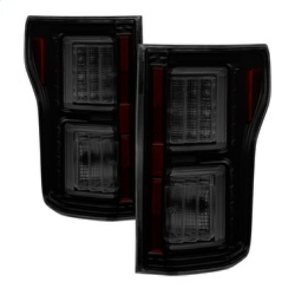 Spyder Ford F150 2015-2017 Light Bar LED Tail Lights - Black Smoke ALT-YD-FF15015-LBLED-BSM 5083685 5083685 Photo - Primary