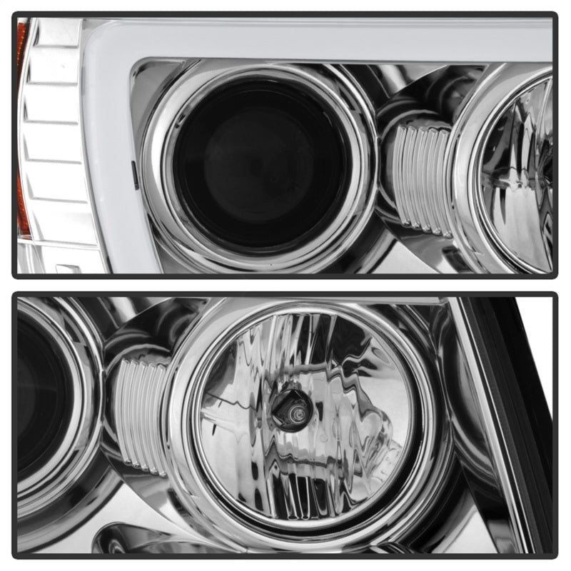 Spyder Toyota Tacoma 05-11 Projector Headlights - Light Bar DRL - Chrome PRO-YD-TT05V2-LB-C 5084668 5084668 Photo - Unmounted