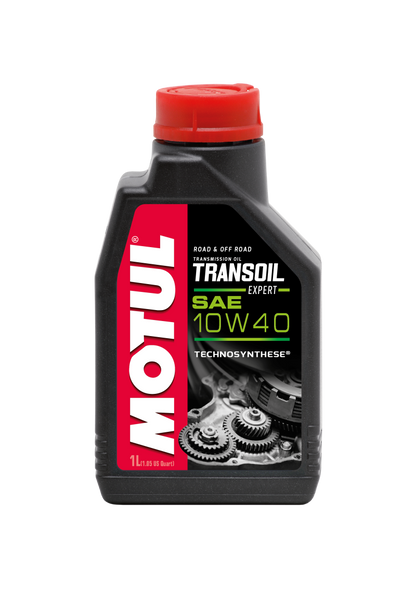Motul 1L Powersport TRANSOIL Expert SAE 10W40 Technosynthese Fluid for Gearboxes (Wet Clutch) 105895 105895 Photo - Primary