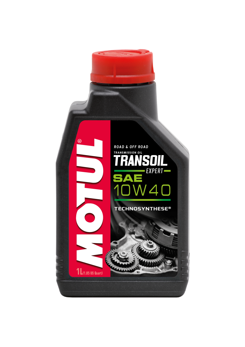 Motul 1L Powersport TRANSOIL Expert SAE 10W40 Technosynthese Fluid for Gearboxes (Wet Clutch) 105895 105895 Photo - Primary
