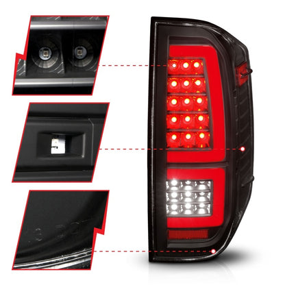 ANZO 2014-2021 Toyota Tundra LED Taillights Black Housing/Clear Lens 311436 311436 Photo - Unmounted