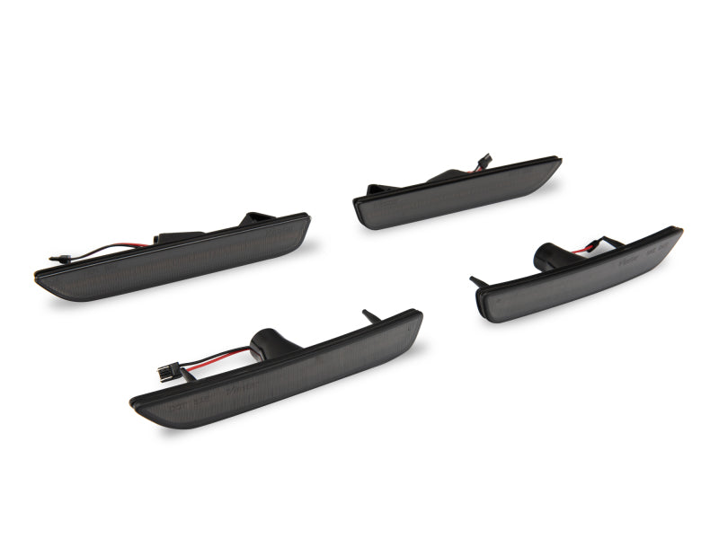 Raxiom 10-14 Ford Mustang Axial Series LED Side Marker Lights (Smoked) 412496 412496 Photo - Close Up