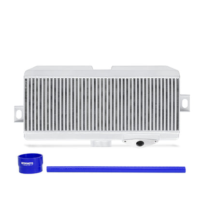 Mishimoto Top-Mount Intercooler Kit Silver Cooler - Blue Hose 08-15 WRX STi MMTMIC-STI-08SLBL Photo - Primary
