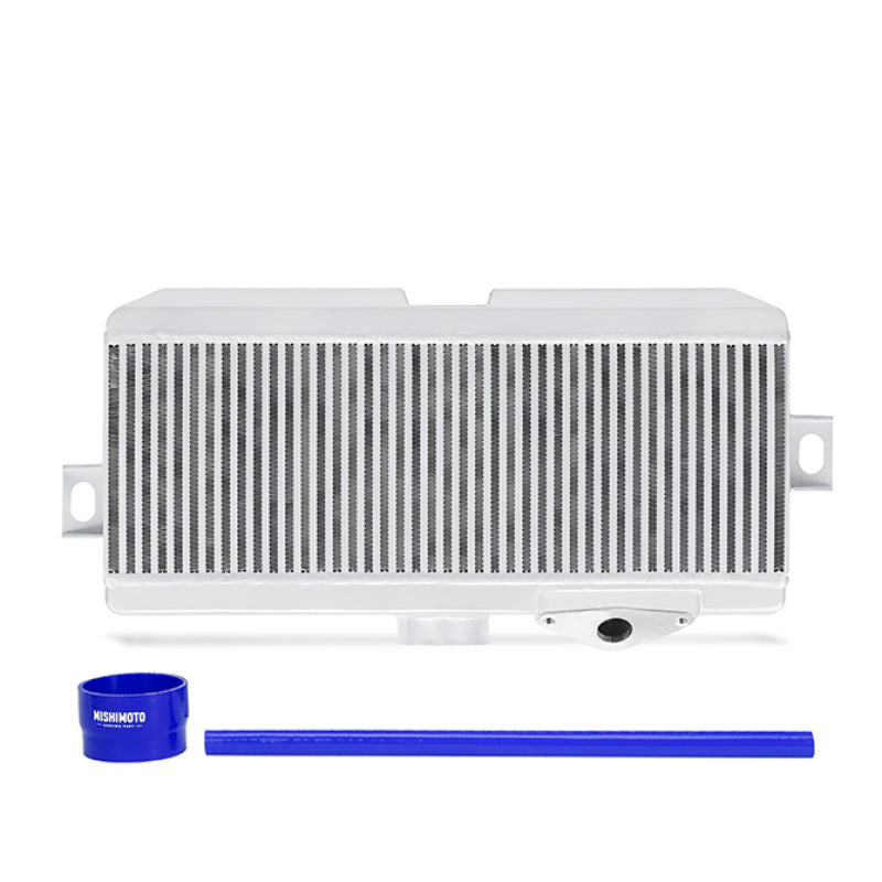 Mishimoto Top-Mount Intercooler Kit Silver Cooler - Blue Hose 08-15 WRX STi MMTMIC-STI-08SLBL Photo - Primary