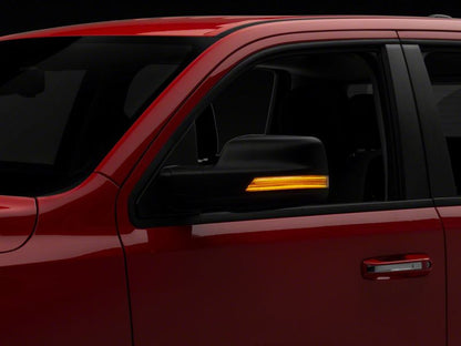 Raxiom 19-23 Dodge RAM 1500 Axial Series Sequential LED Mirror Lighting R137155 R137155 Photo - Close Up